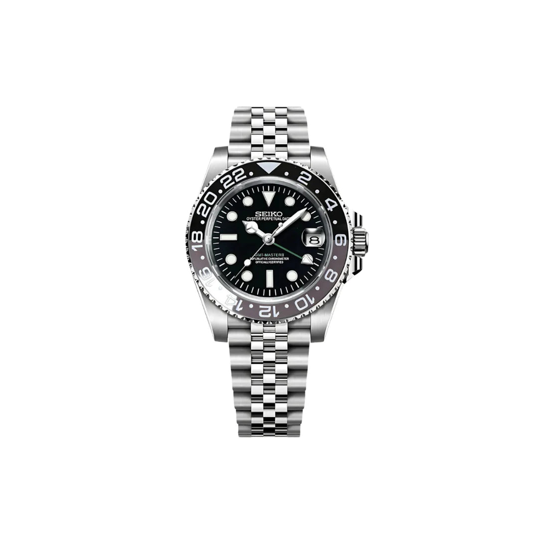 Seiko Mod GMT Bruce Wayne